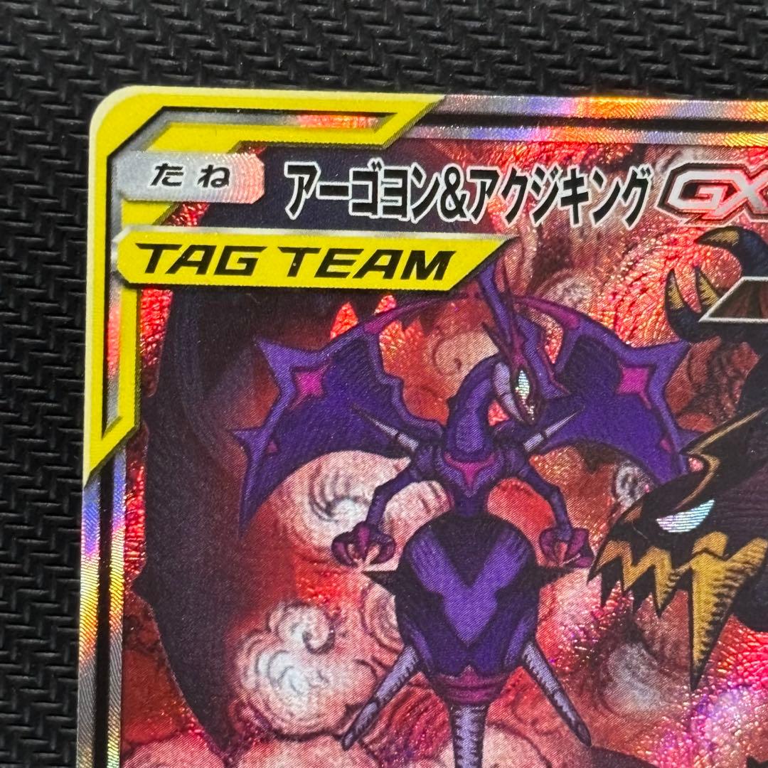 ポケモンカード　アーゴヨン&アクジキングgx sa sm12 カオスオーダーgx