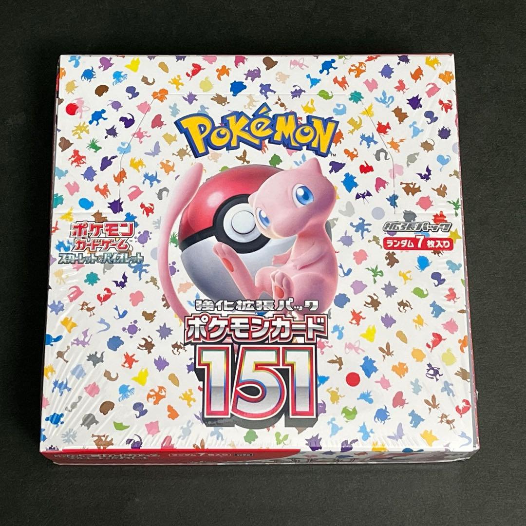 ポケモンカード151 未開封　BOX シュリンク付