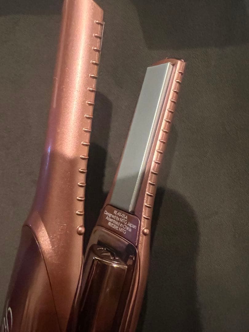 ReFa ヘアアイロン リファフィンガーアイロンST ピンク/ロックオイル/ツヤ