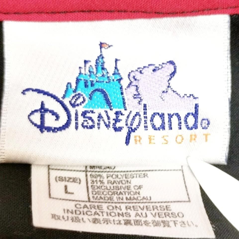 貴重 Disney ボーリング シャツ ロジャーラビット L 刺繍 レトロ