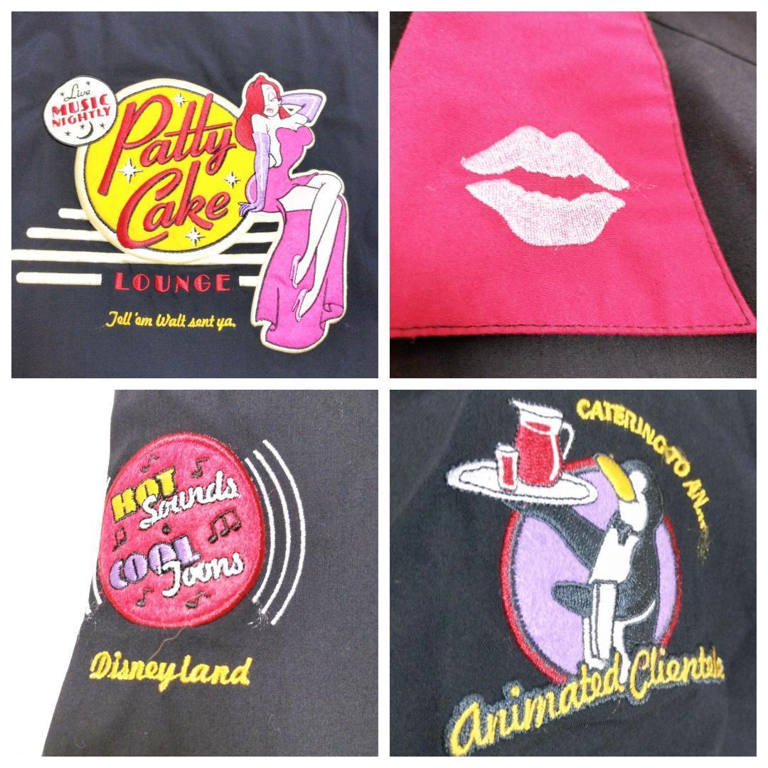 貴重 Disney ボーリング シャツ ロジャーラビット L 刺繍 レトロ