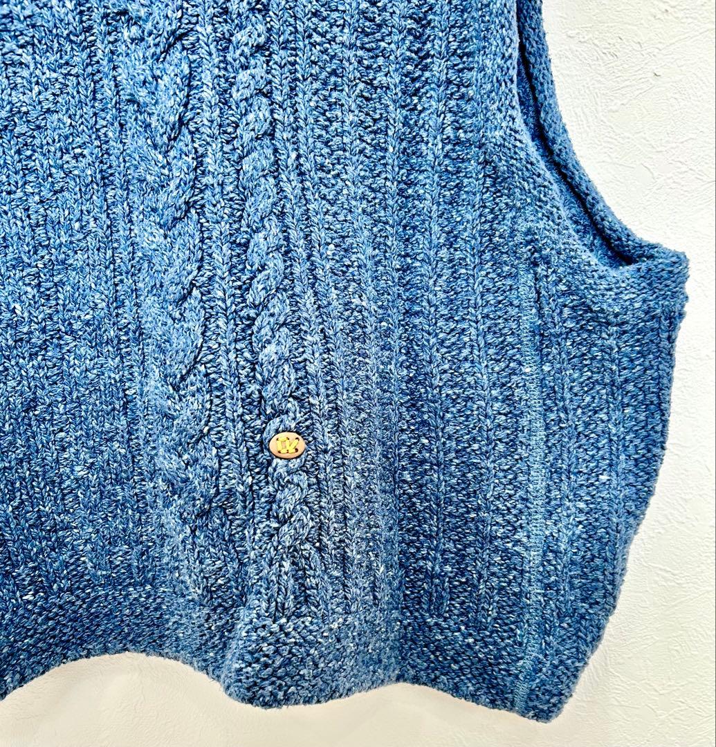 45R ケーブルニットベスト SDL