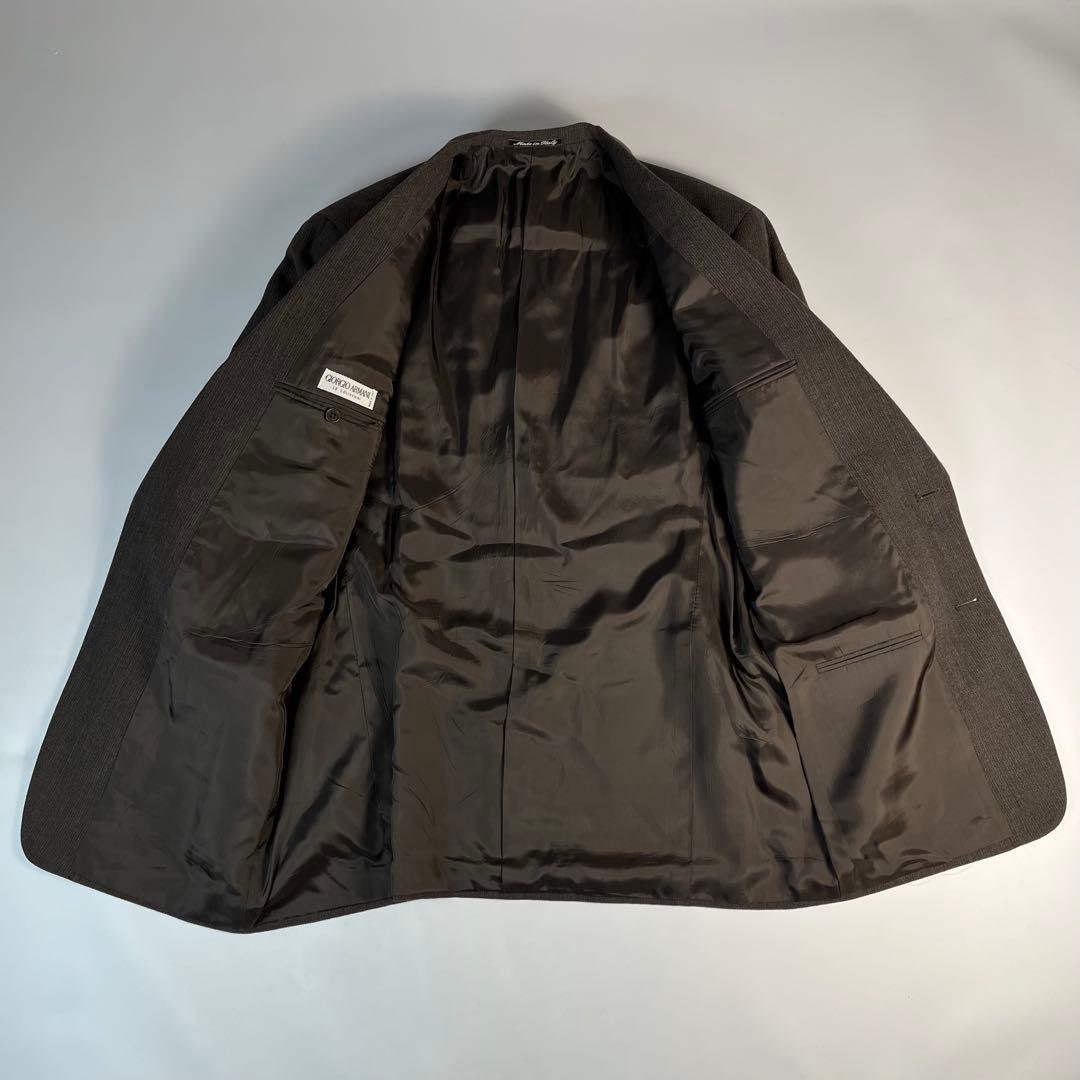 美品 GIORGIO ARMANI イタリア製 スーツ セットアップ 総裏 2B