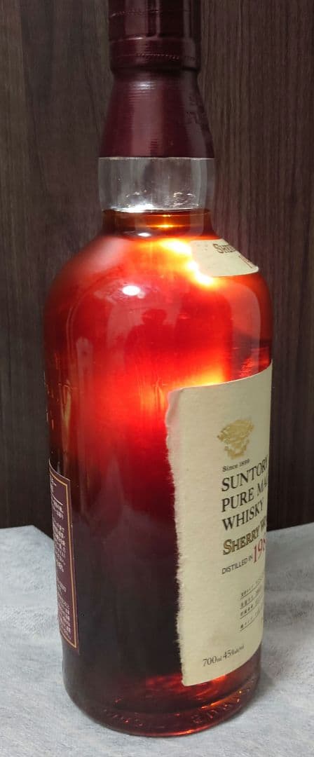 サントリー ピュアモルトウイスキー　山崎シェリーウッド 1983 700ml