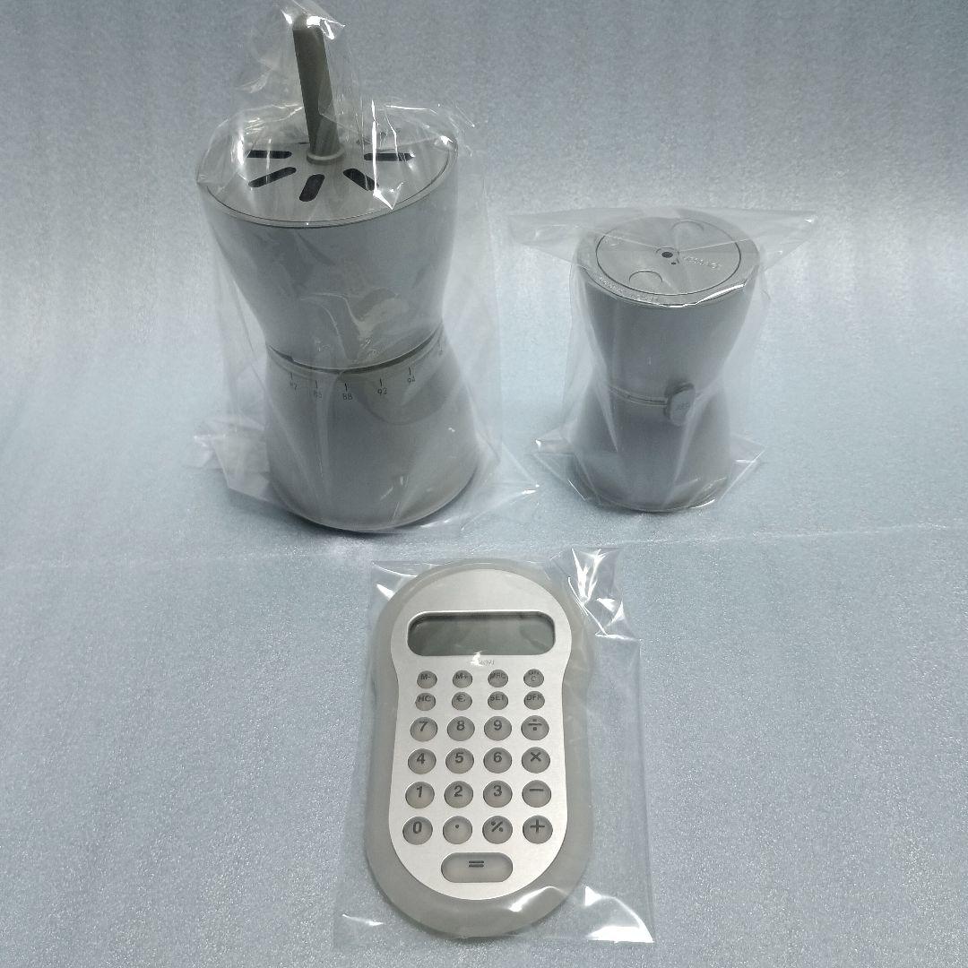 LEXON DIABOLO FMラジオ、ボイスレコーダー、電卓セットalessi