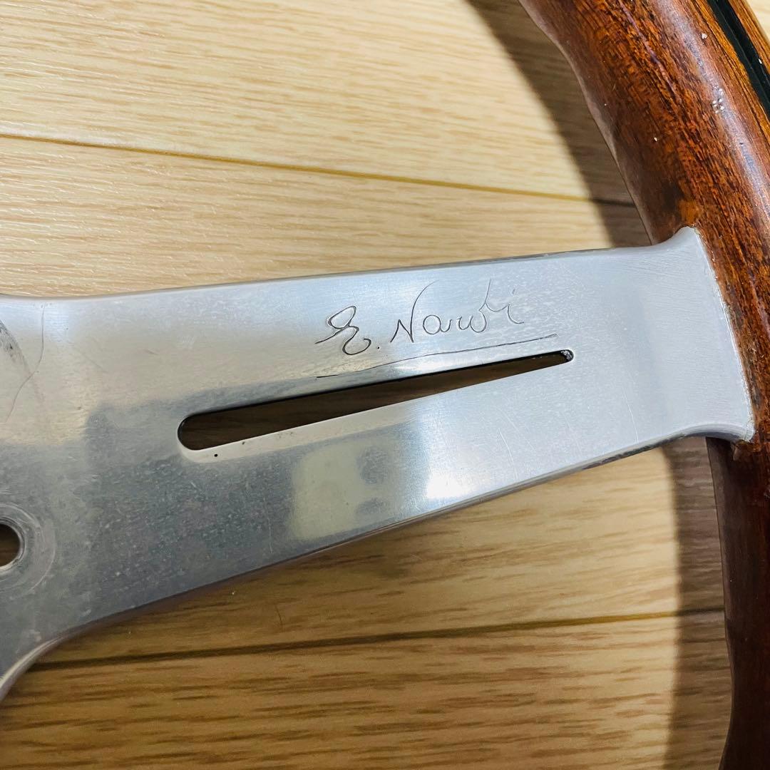マ*ロ様 【希少】正規品　ナルディ クラシックウッドステアリング　32.5パイ