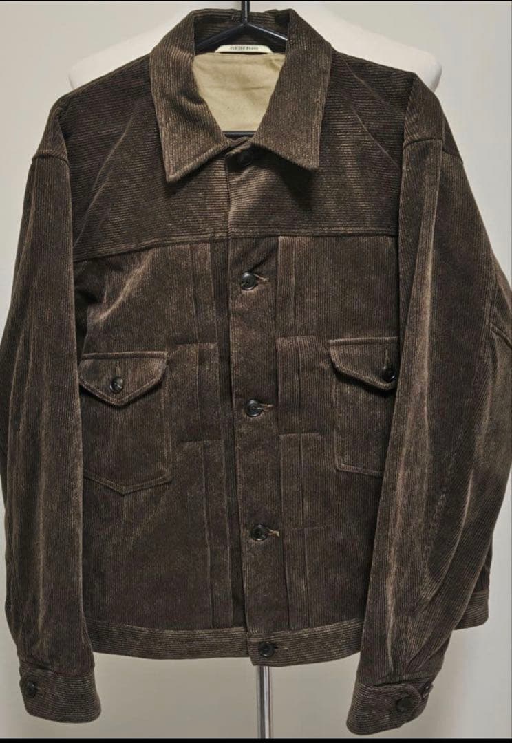 L*T様 OLDJOE コーデュロイジージャン ブラウン 40L新品252OJ-