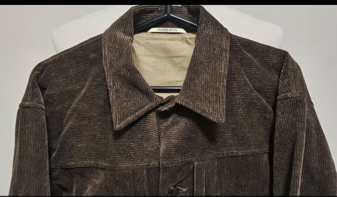 L*T様 OLDJOE コーデュロイジージャン ブラウン 40L新品252OJ-