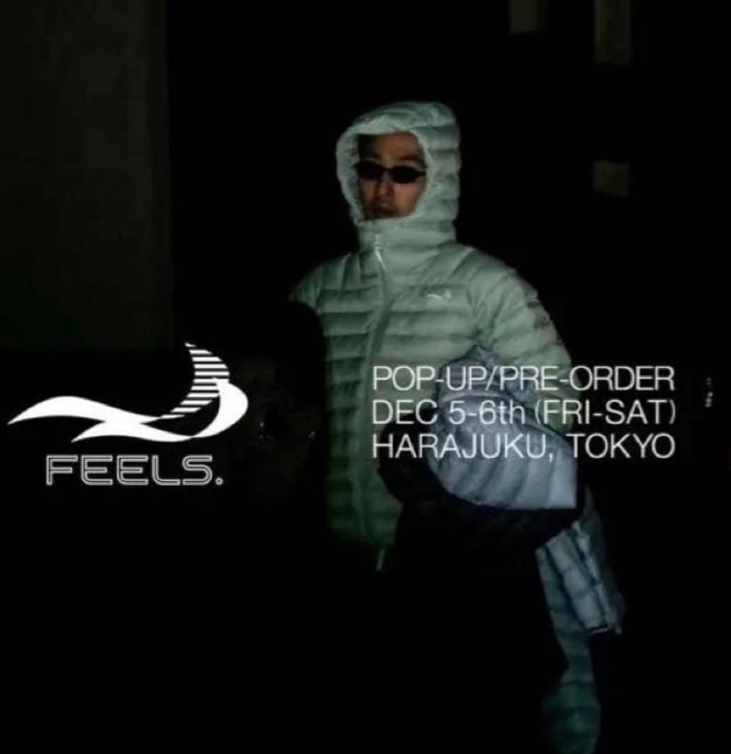 FEELS.上杉柊平 SHELL DOWN JACKET BLACK