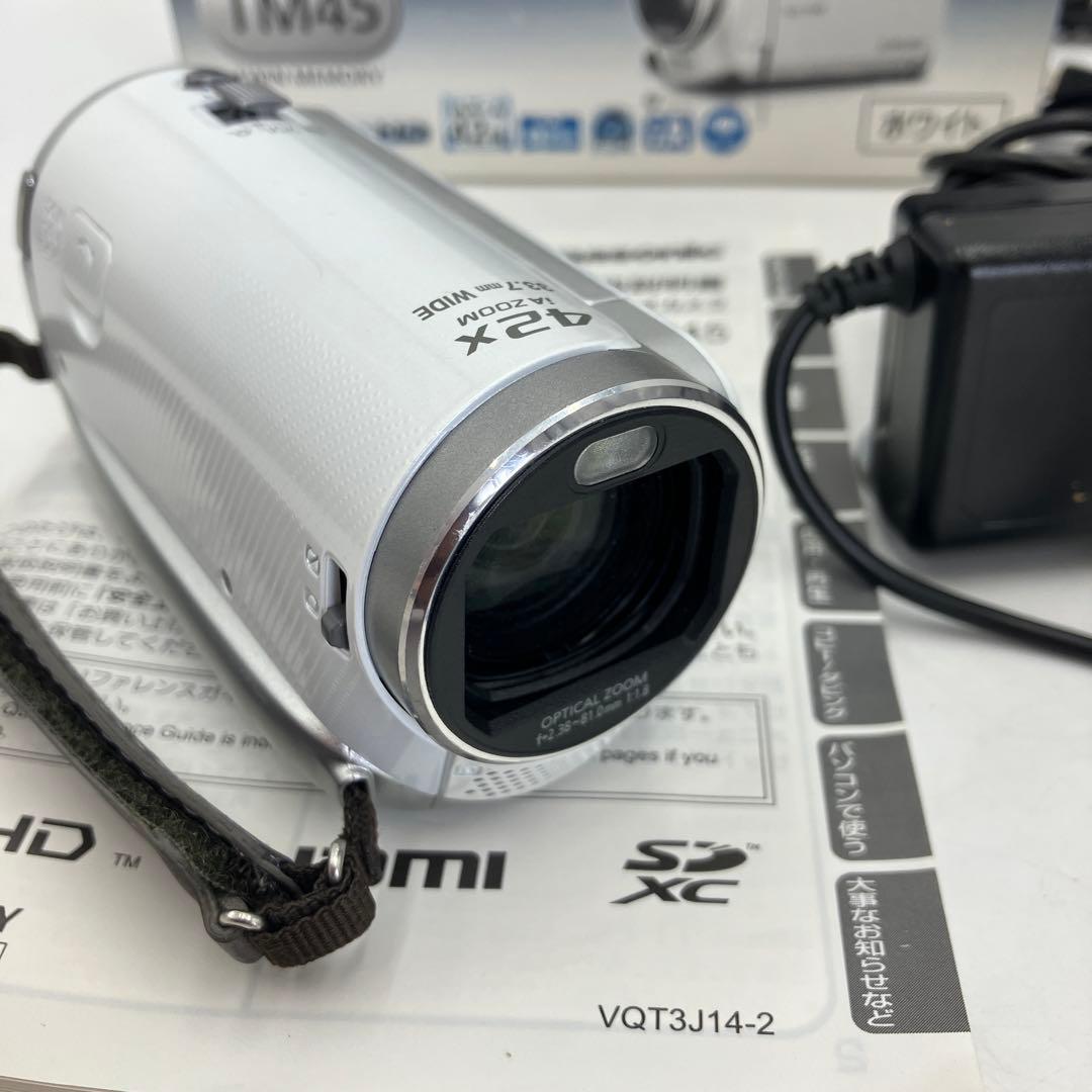 美品　Panasonic HDC-TM45-W ビデオカメラ　パナソニック