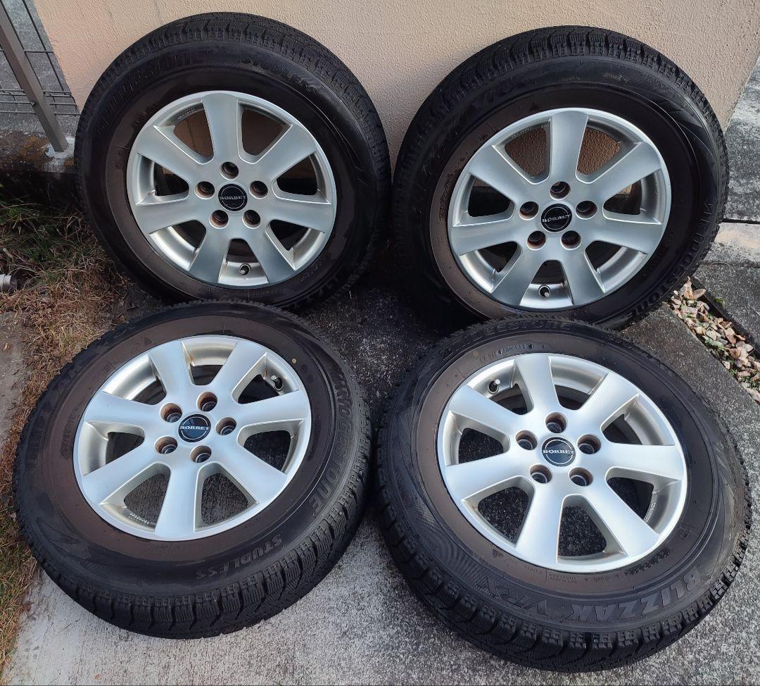 怪*ル様 VW ゴルフ 6 / 7 等 スタッドレス ホイール４本セット195/