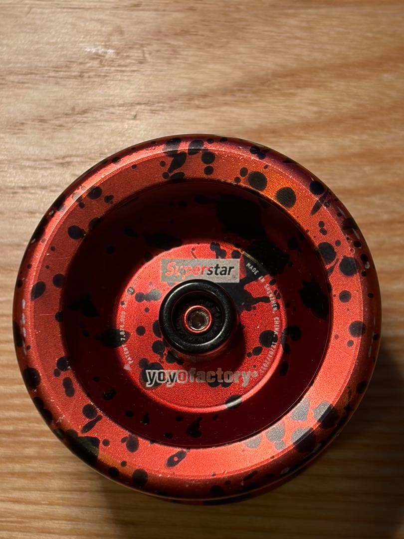ヨーヨーファクトリー　スーパースター　レッド　ブラック　スプラッシュ　ハブ