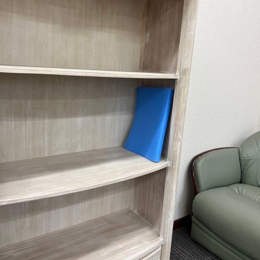 リリーホワイトリリージョン本棚ブックシェルフ北欧調家具残り少ない