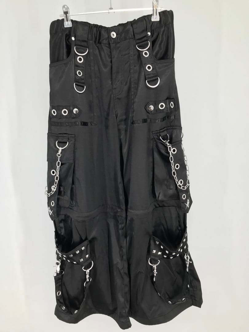 レフレム　カーゴパンツ　ブラック　フリー