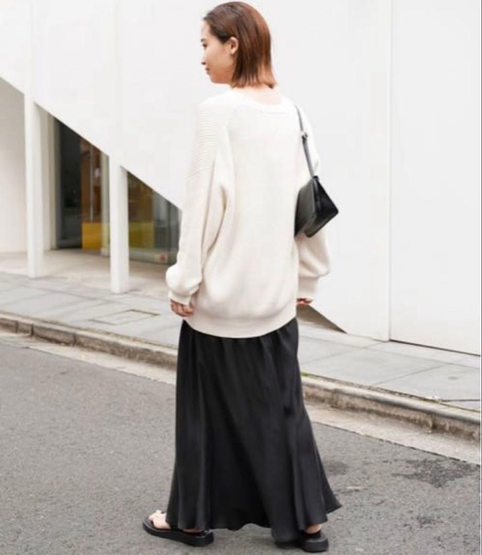 未使用級✳︎ドゥーズィエムクラスシルク混カーディガンアイボリーエヴリディアイライク