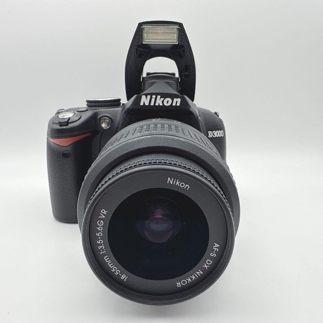 ニコン Nikon D3000 一眼レフ ズームレンズセット 18-55mm