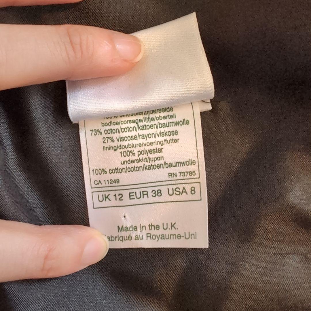 アンティークベルベットドレス　Laura Ashley