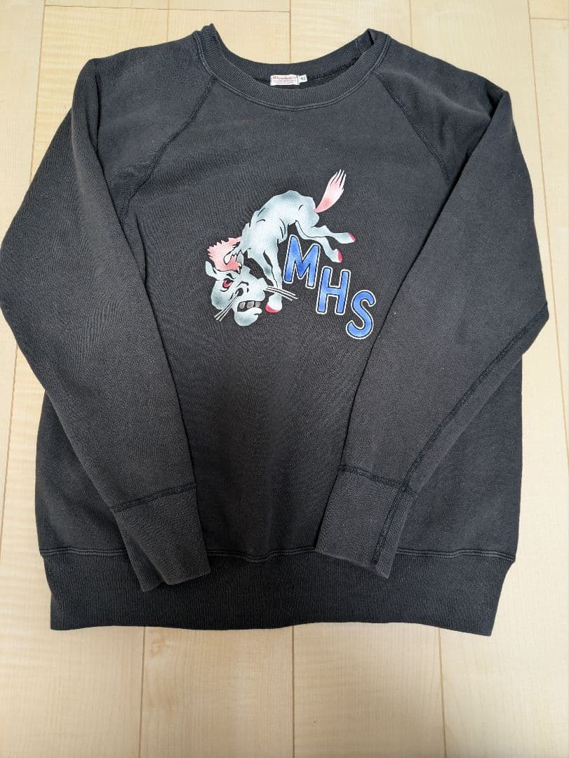 ウエアハウス　スウェット　カラーフロッキー