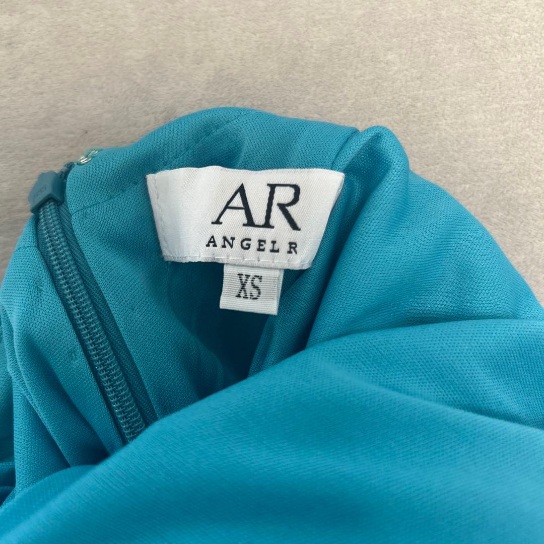 エンジェルアール　ビジュー　キャバドレス　キャミドレス　ターコイズ　タイト　ミニ