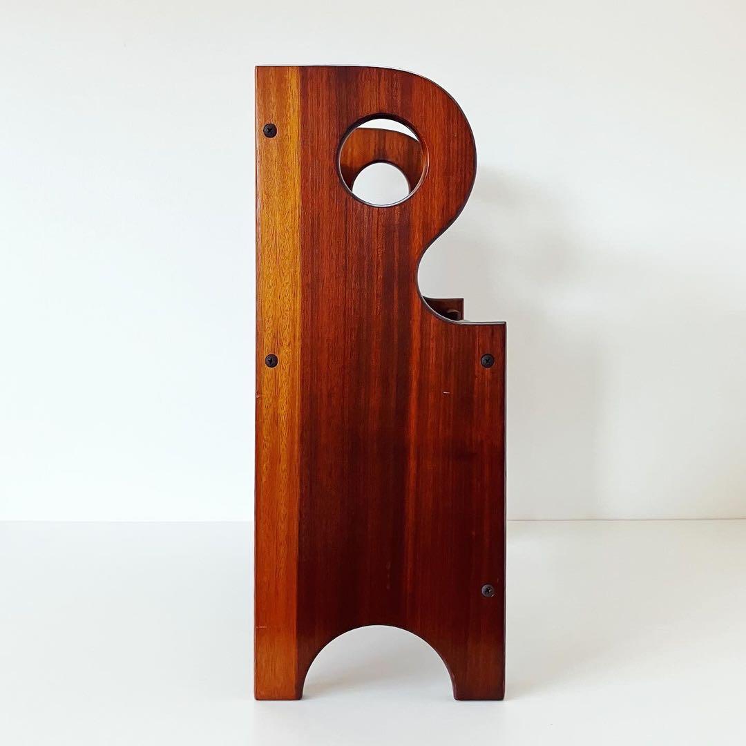 モダン　マガジンラック　チーク　北欧スタイル　古道具　小物入れ　ビンテージ雑貨