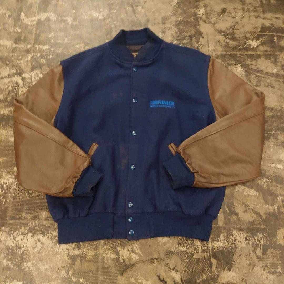 HOLLOWAY ホロウェイ スタジャン ネイビー USA製 XL 4866