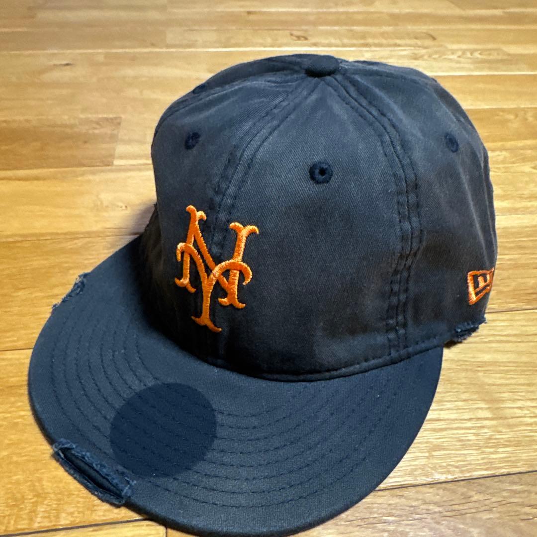 ニューエラ ニューヨーク・メッツ ダメージ/パッカブルバイザー