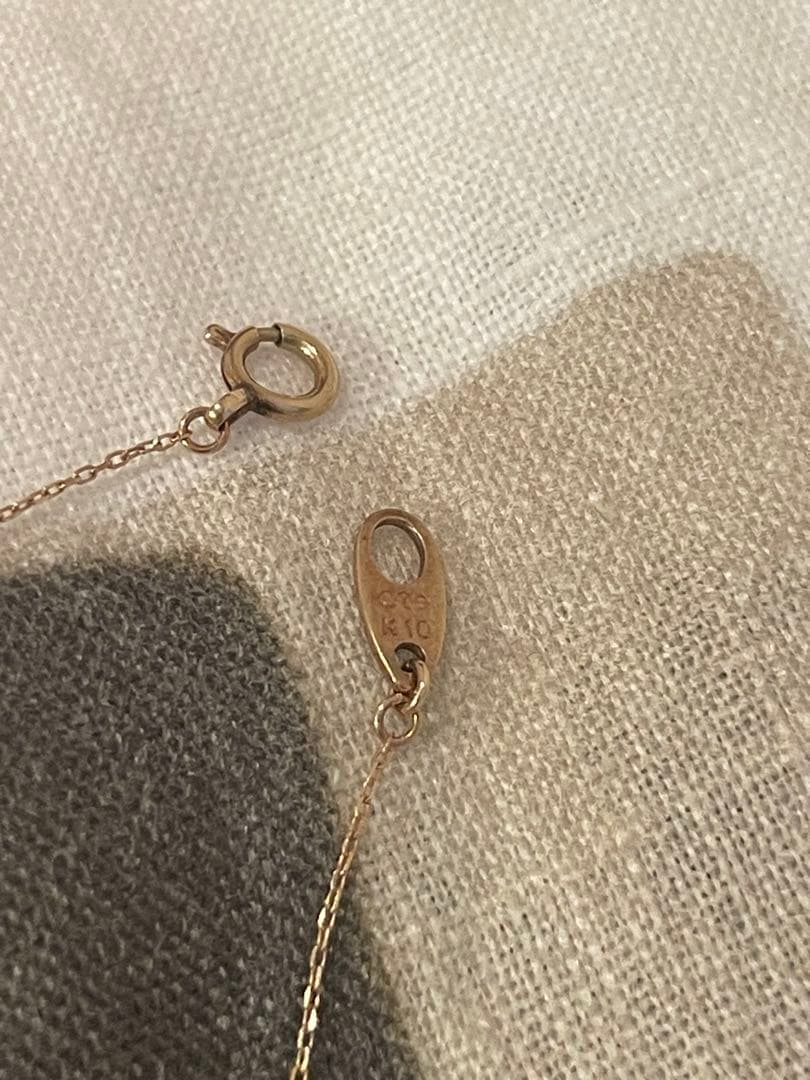 ete K10 ピンクゴールド ネックレス