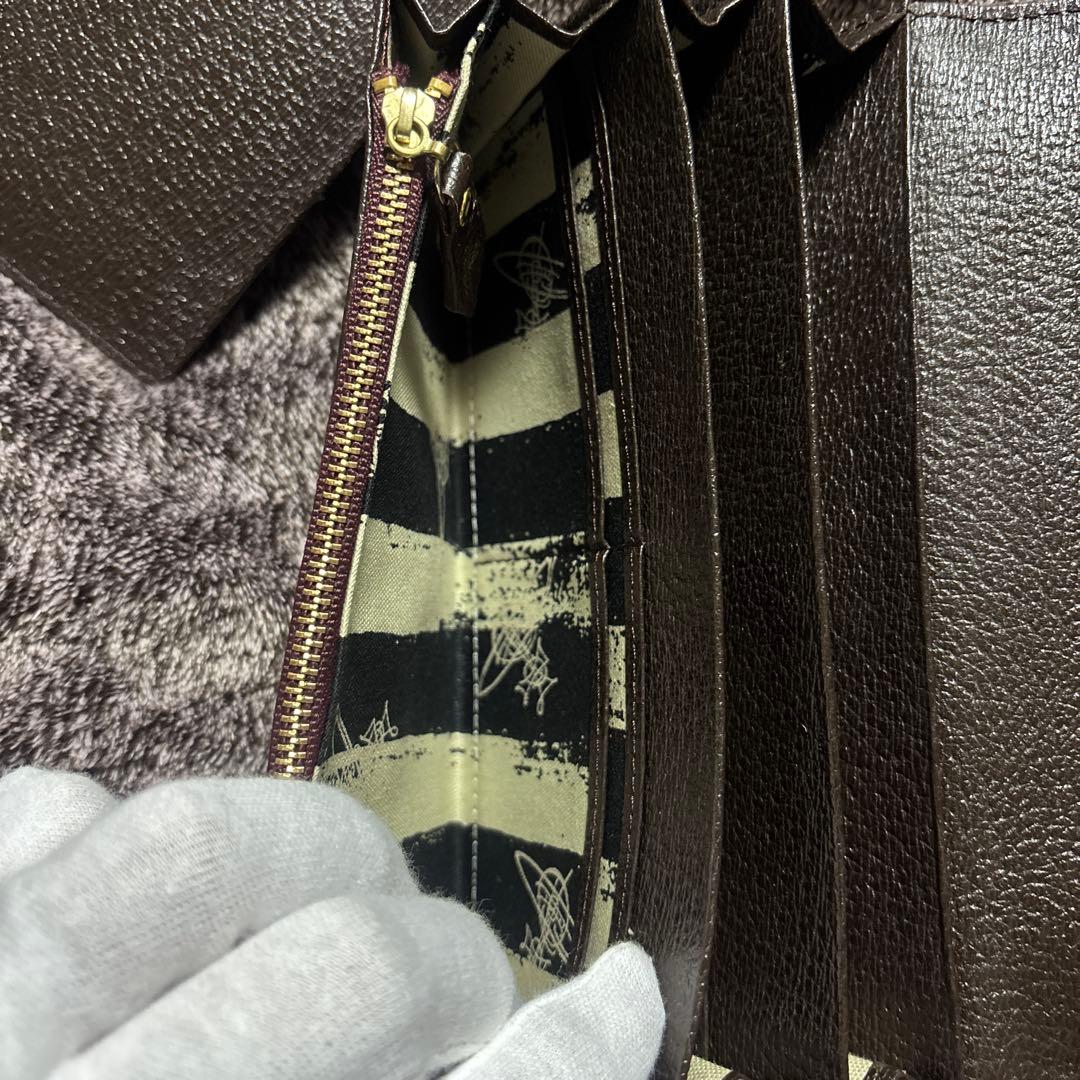 う*ん様 【極美品】ヴィヴィアン　二つ折り長財布　カードケース付き　ブラウン