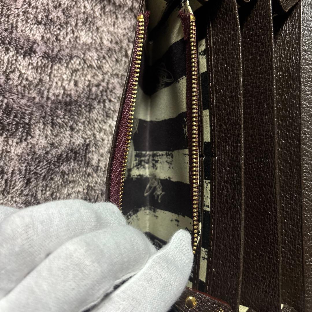 う*ん様 【極美品】ヴィヴィアン　二つ折り長財布　カードケース付き　ブラウン