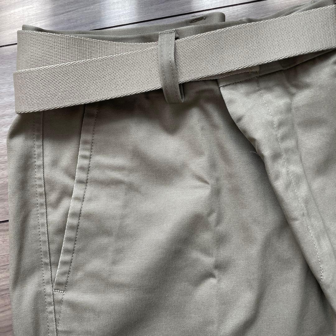 ほぼ未使用 MAISON EUREKA ベージュチノパン ハイウエスト