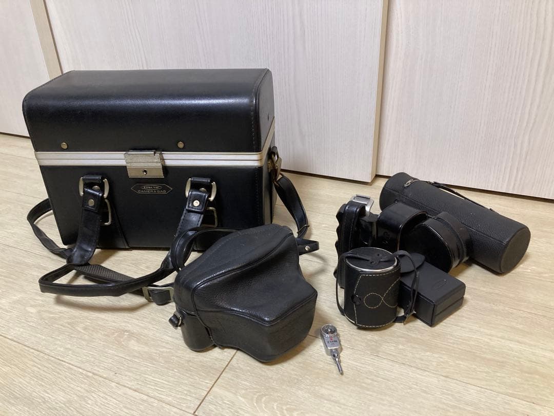 ペトリ PETRI V6Ⅱ レンズ　アクセサリー　バッグセット　フィルム一眼レフ