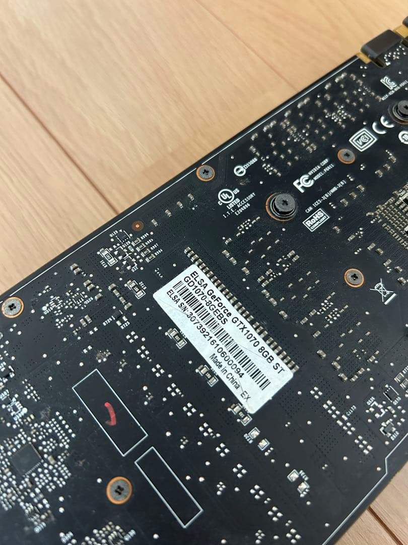 ELSA GTX 1070 8GB グラフィックボード　自作PC 動作確認済み