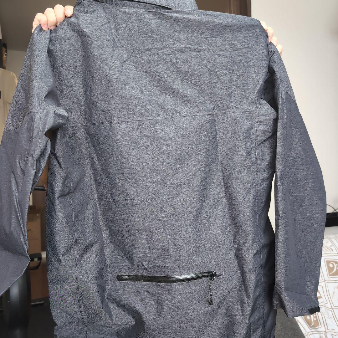 ウォータープルーフサイクルジャケット L ダークグレー kpjk073