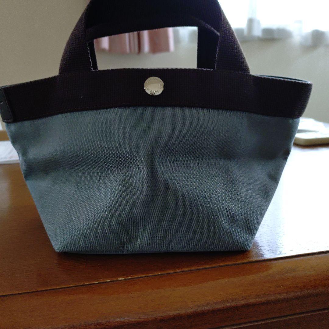 ♡週末限定お値下げ中♡ エルベシャプリエ舟形トートSフュズィ×モカ