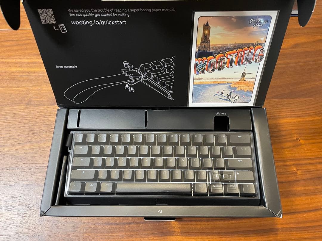 【美品】Wooting60HE+ ［別売キーキャップ付］