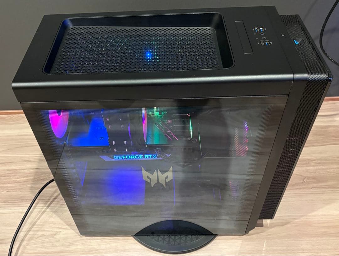 SSD追加　RTX4080 Predator　i7 13700F　ゲーミングPC