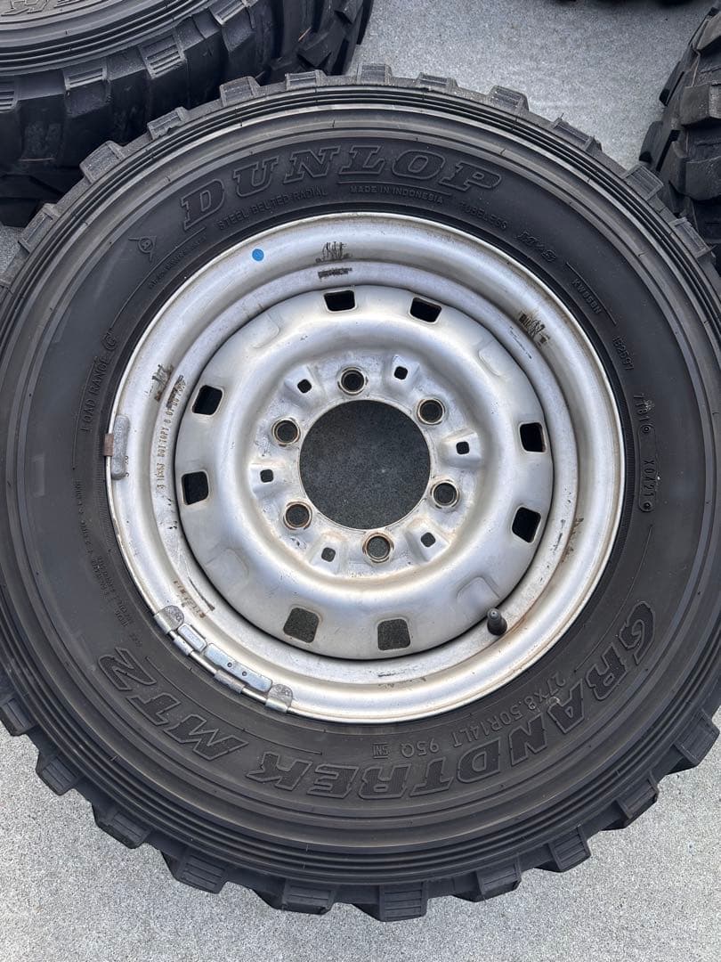 ダットサントラック　D21 純正　14インチ 鉄チンホイール4本　タイヤ付き