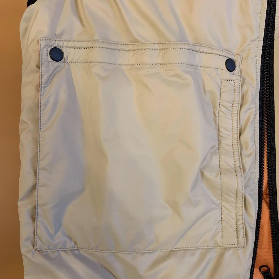 美品 PWA ミステリーボックス リバーシブル 中綿ベスト ベージュ オレンジ