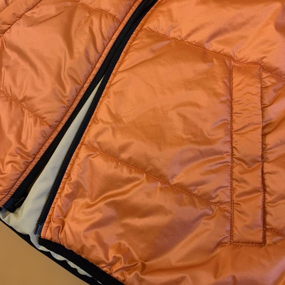 美品 PWA ミステリーボックス リバーシブル 中綿ベスト ベージュ オレンジ