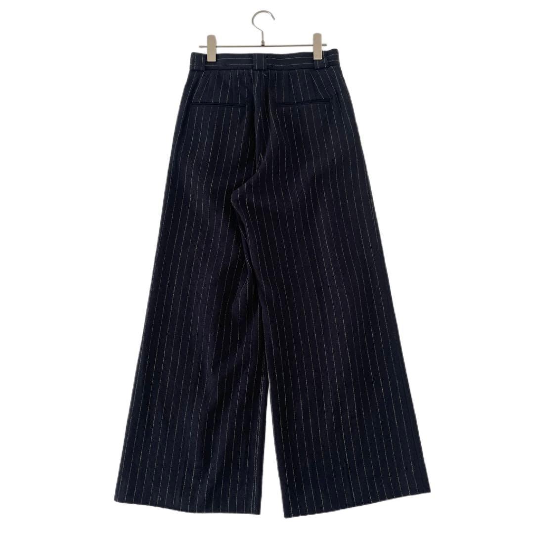 極美品 Plage プラージュOne Tuck Wide パンツ リネンコットン