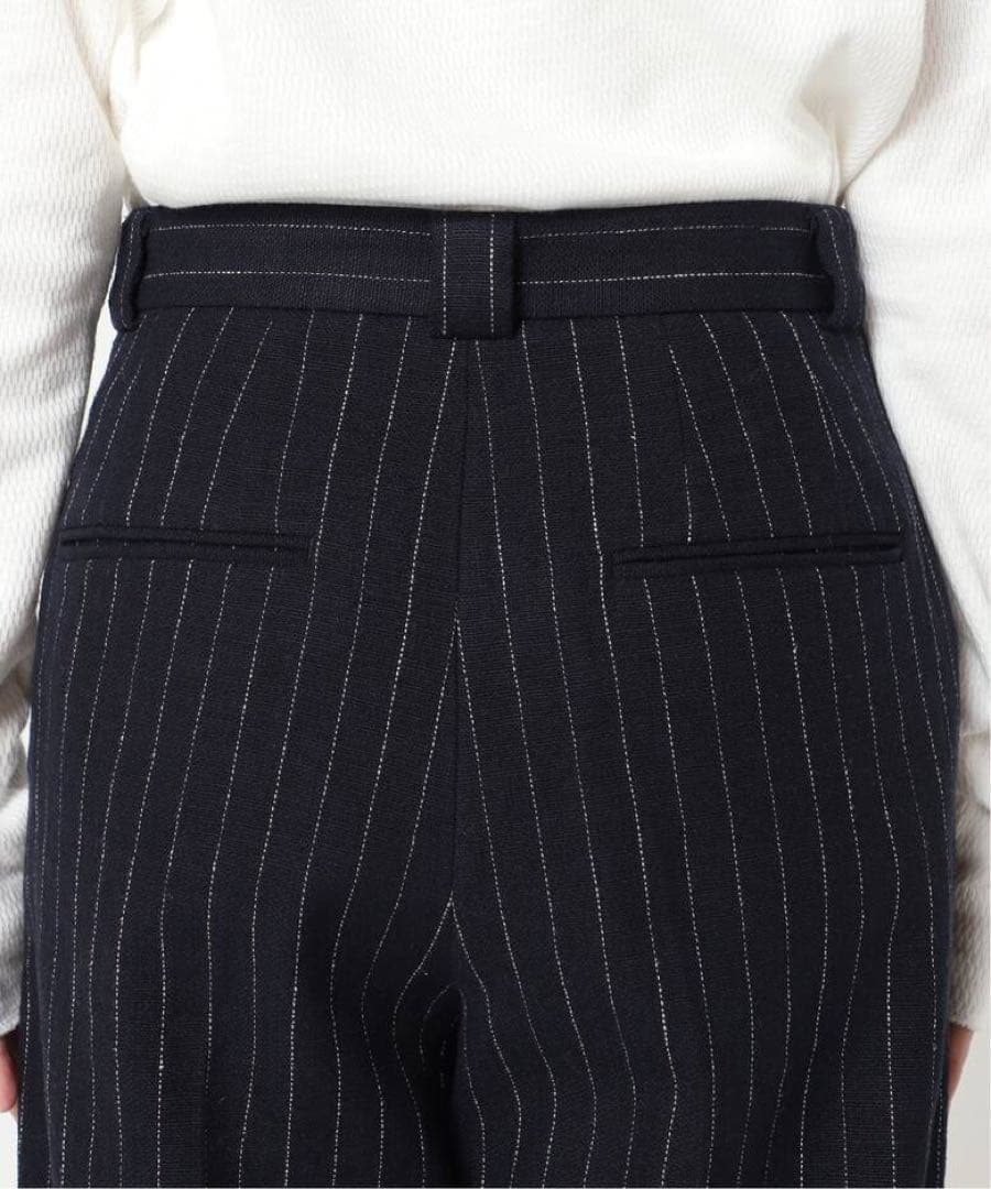 極美品 Plage プラージュOne Tuck Wide パンツ リネンコットン