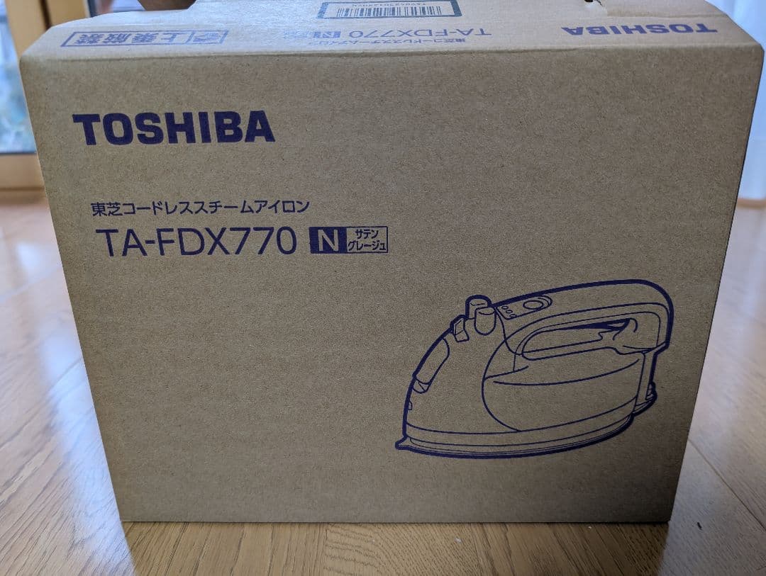 【未使用】(TOSHIBA コードレススチームアイロン TA-FDX770