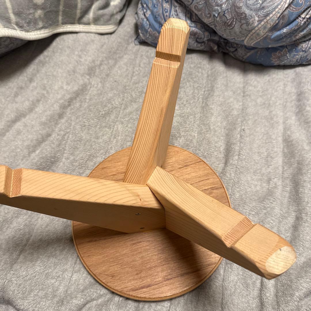 M&M ロゴ 木製スツール