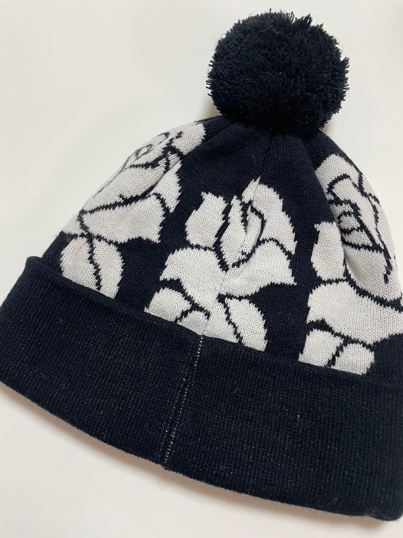 Supreme Rose Beanie ビーニー　ニット帽　ボンボンニット帽
