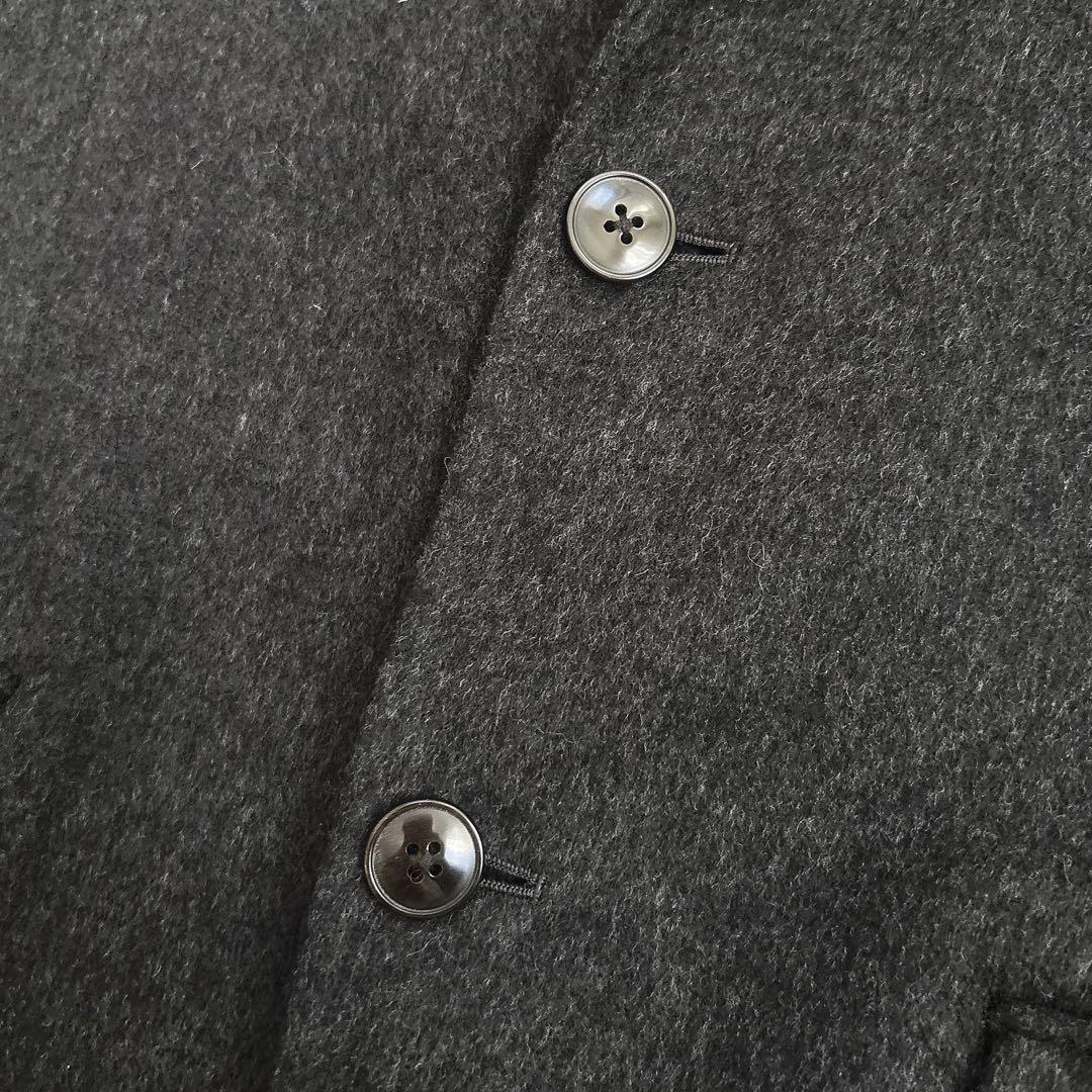 TOMORROWLAND ウール テーラードジャケット グレー ボルドー L