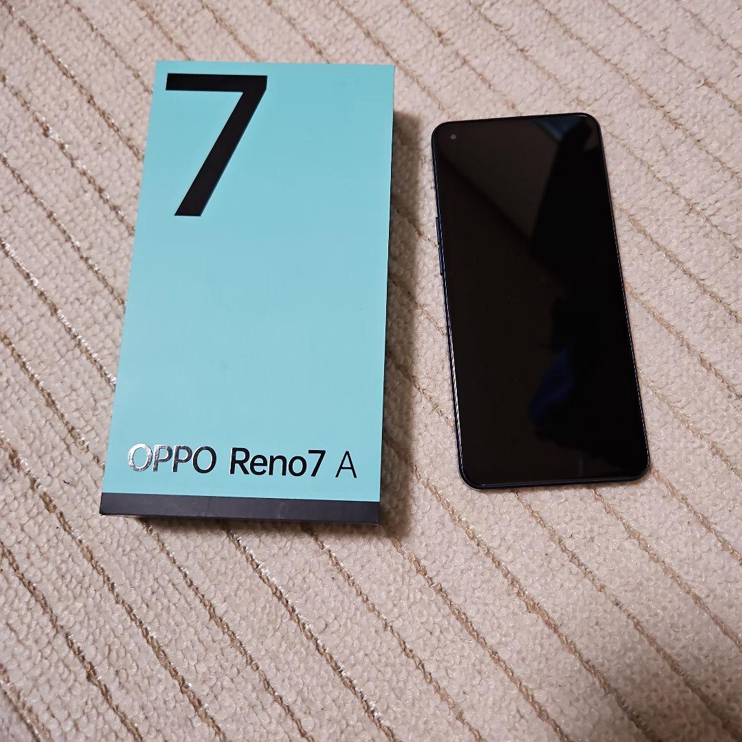 OPPO Reno7 A スターリー ブラック 本体