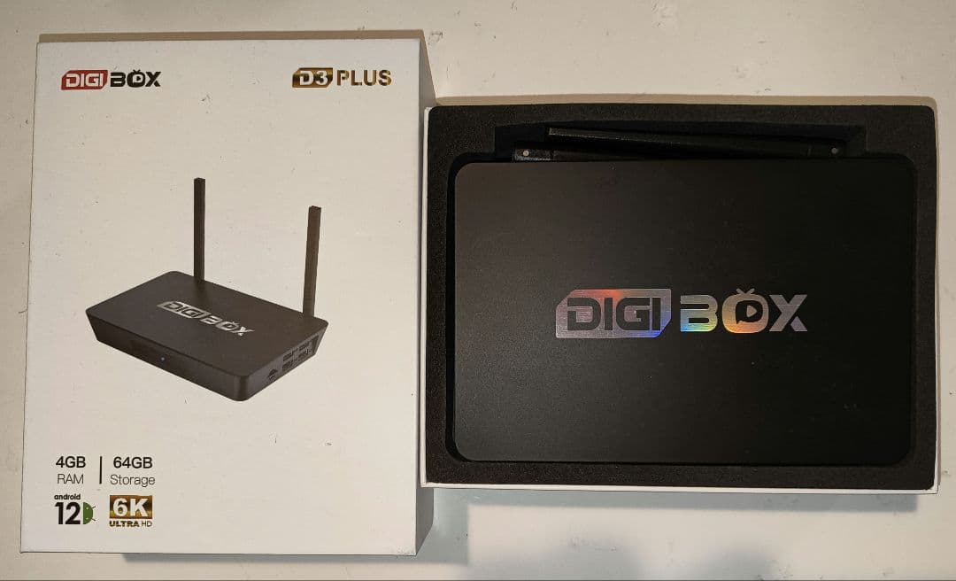 DigiBox D3 Plus Androidプレーヤー