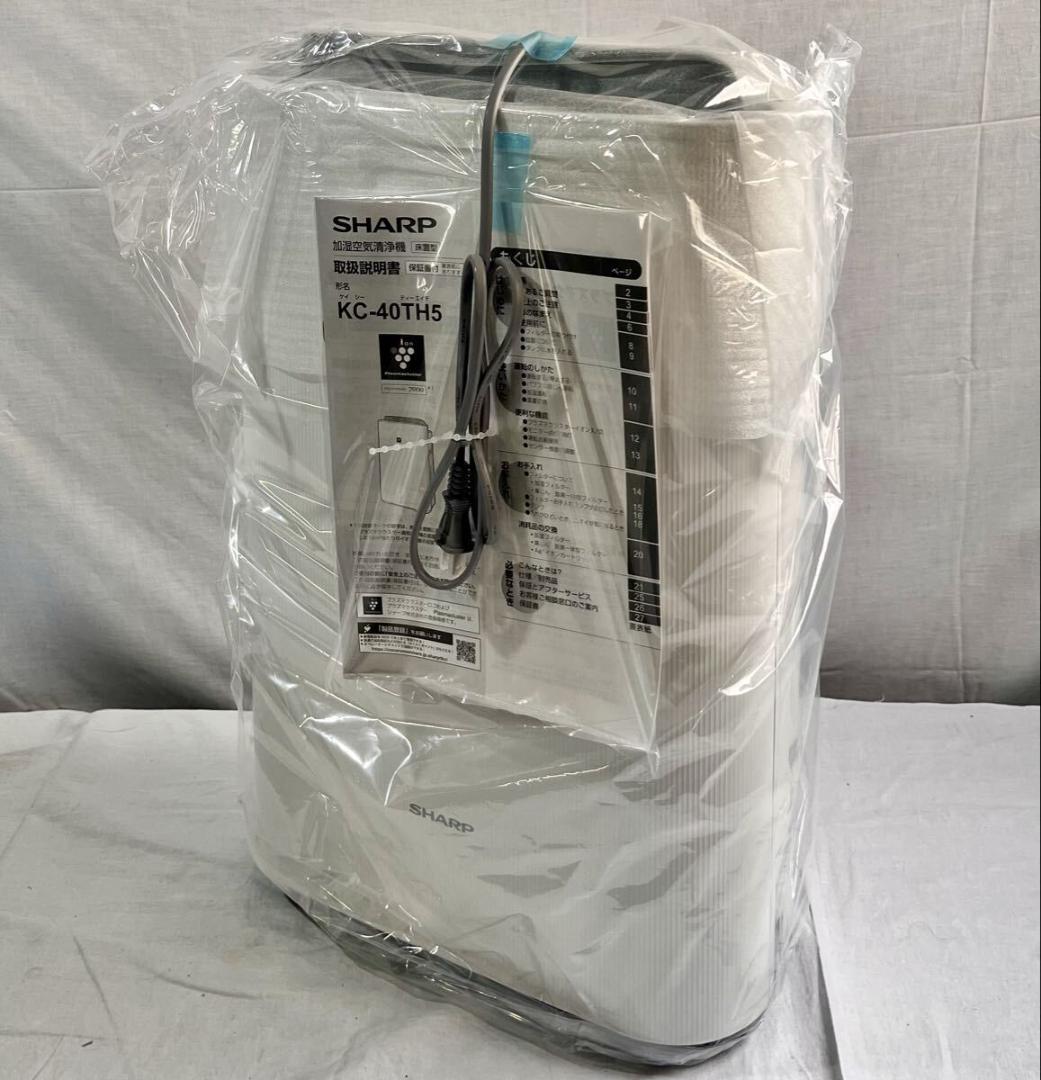 【新品未使用品】シャープ 加湿空気清浄機 KC-40TH5-W 2022年製