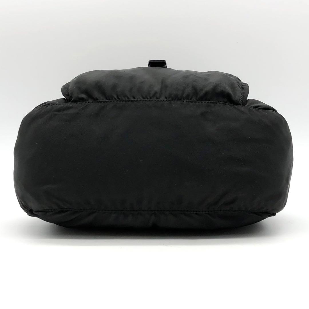 ✨ギャランティ付✨プラダ ショルダーバッグ ナイロン 三角ロゴ ベルト ブラック