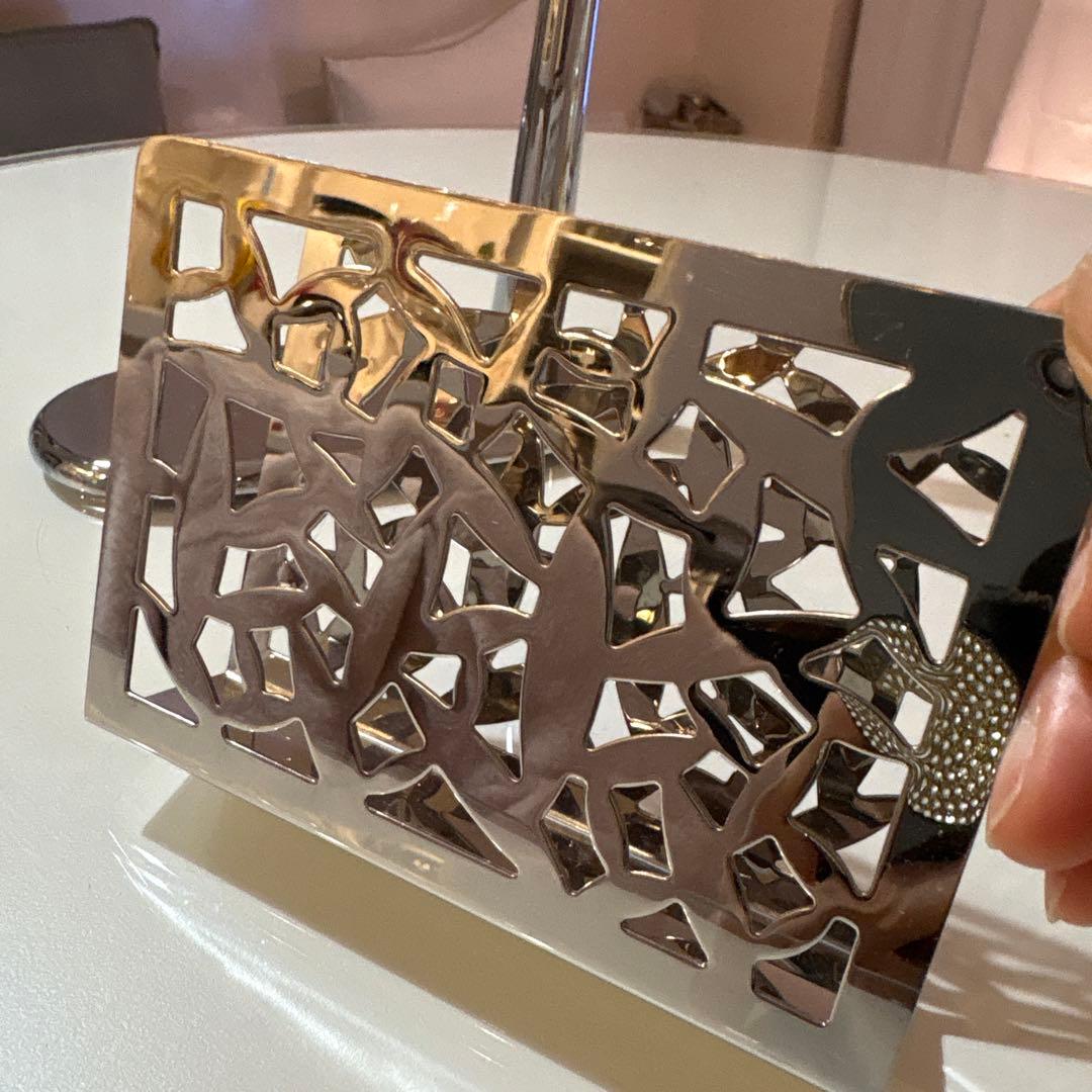 アレッシィ　ステンレス製　バナナ掛けとナプキンホルダー2点セット